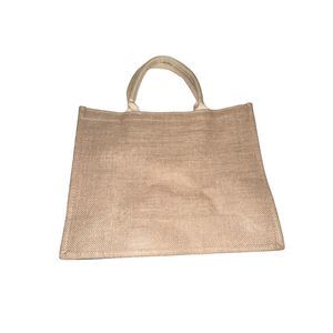 NWOT Burlap Tote